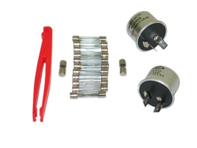 78 Fuse & Flasher Kit - 16 Pieces