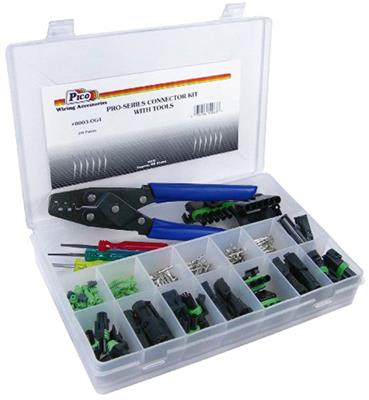 Weatherpack Connector Repair Kit With Tools - 216 Pieces