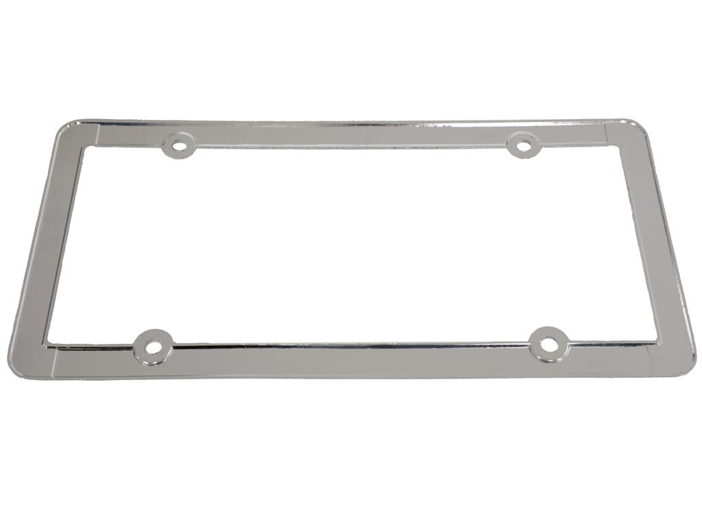 Route 66 Licence Plate Frame Standing On A Corner
