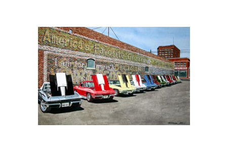 Stingers - Dana Forrester Corvette Print (11x17 Giclee)