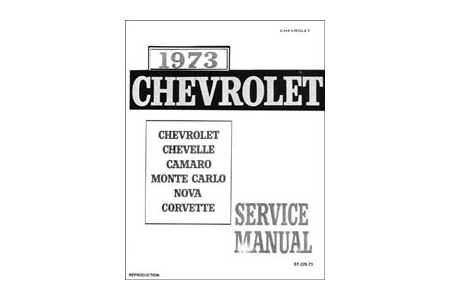 1973 Corvette Shop/Service Manual