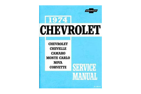 1974 Corvette Shop/Service Manual