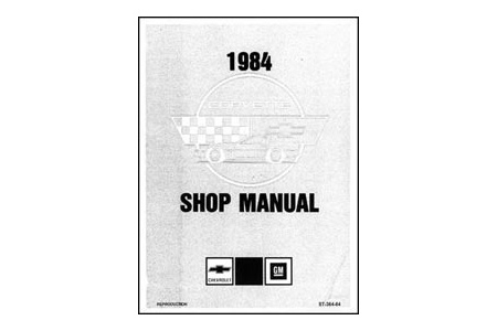 1984 Corvette Shop/Service Manual