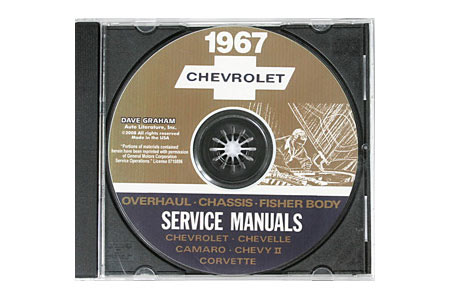 1967 Corvette Shop/Service Manual on CD
