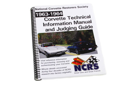 1963-1964 Corvette NCRS Judging Manual (New Expanded Edition)