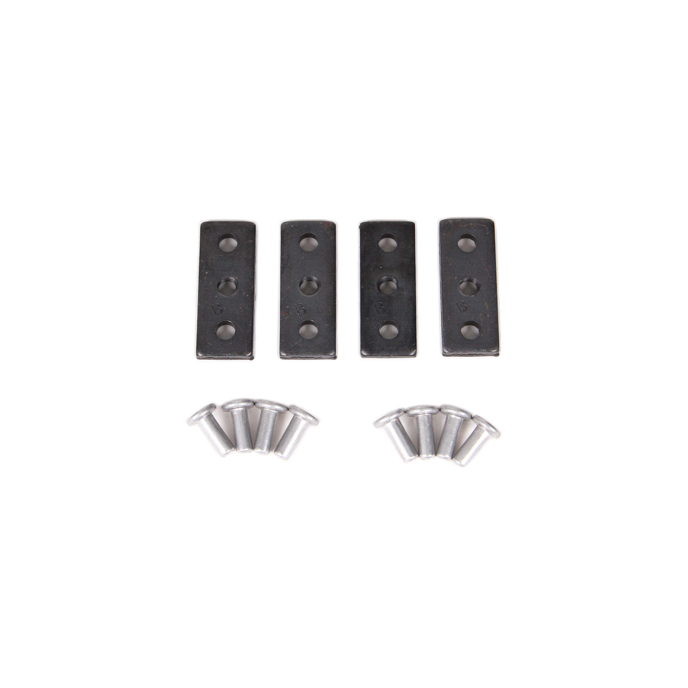 68-73 Rear Exhaust Panel Nut Plates w/Mount Rivets