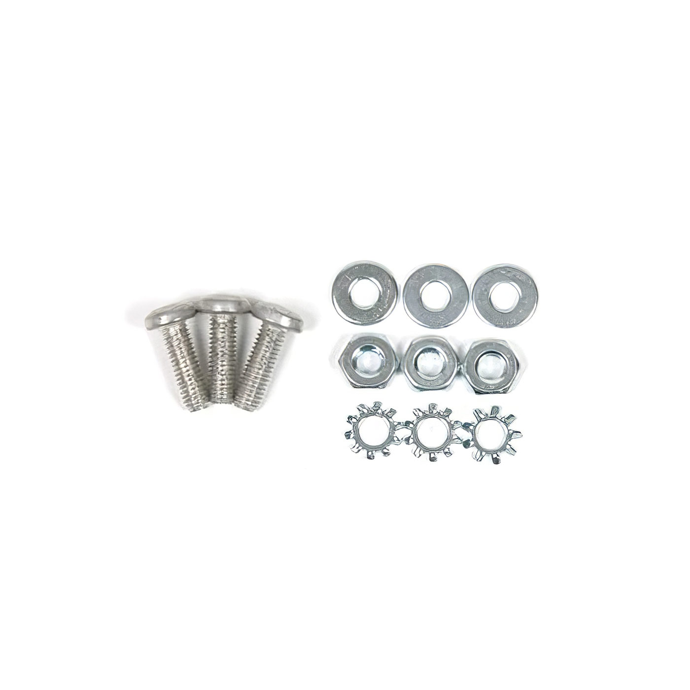 58-62 w/FI Windshield Washer Reservoir Shield Hardware