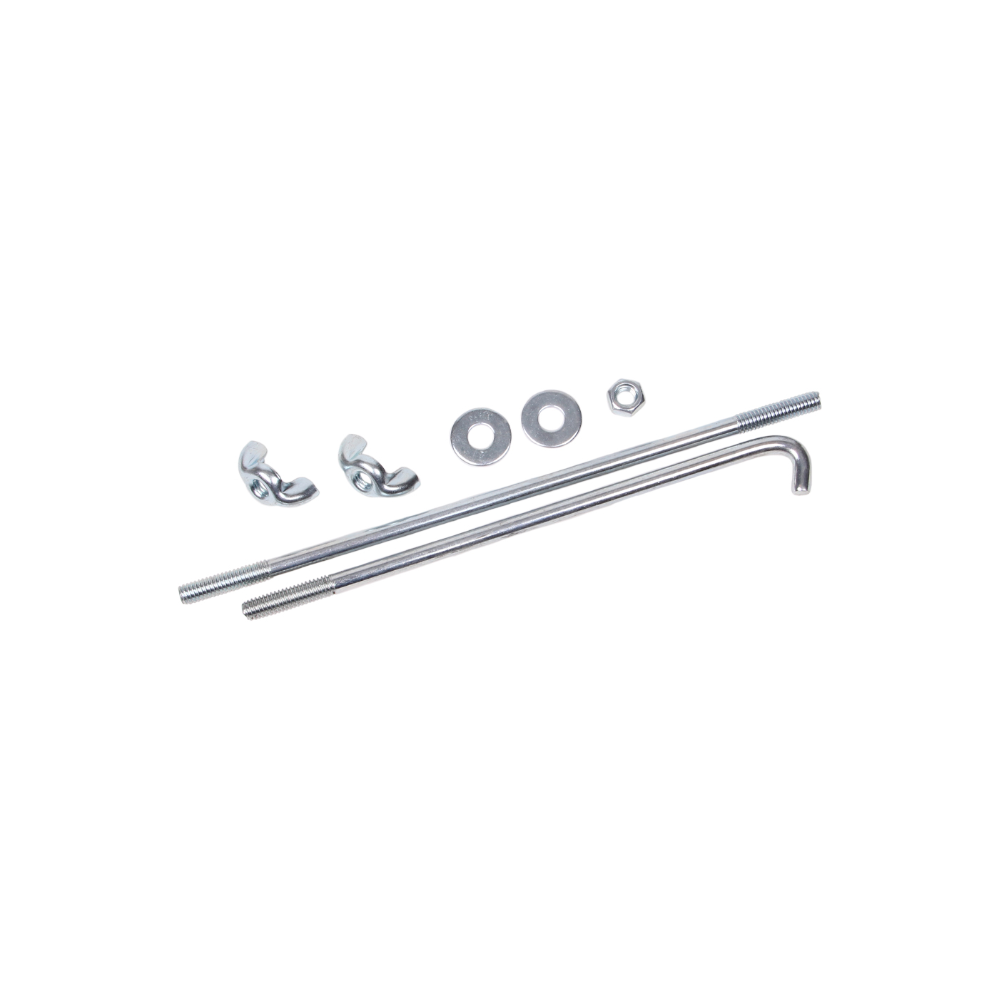 63-66 w/o AC Battery Hold Down J-Bolt, Stud & Wing Nut Kit
