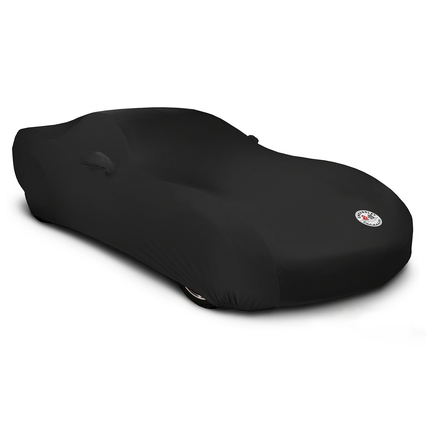 53-62 SuperStretch Black Indoor Car Cover w/C1 Emblem