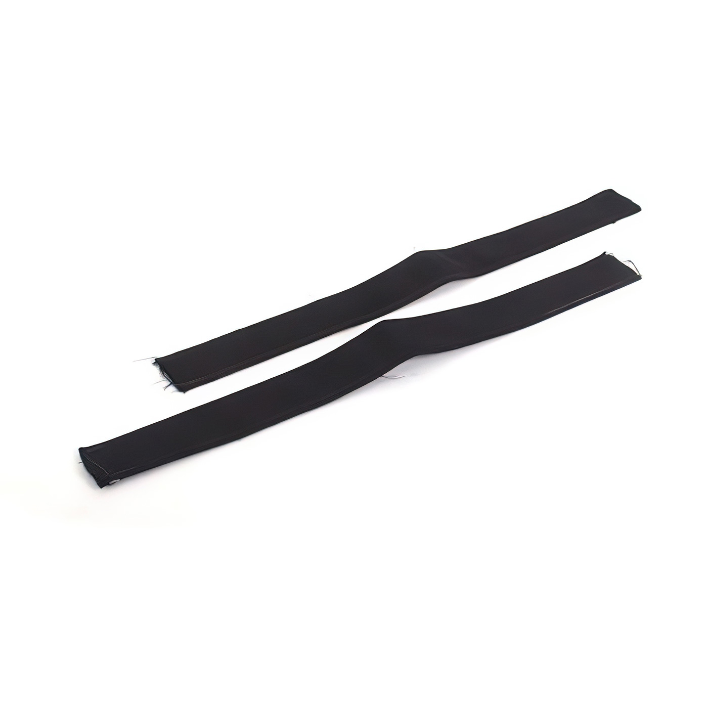 53-55 Convertible Top Rear Window Straps - Black