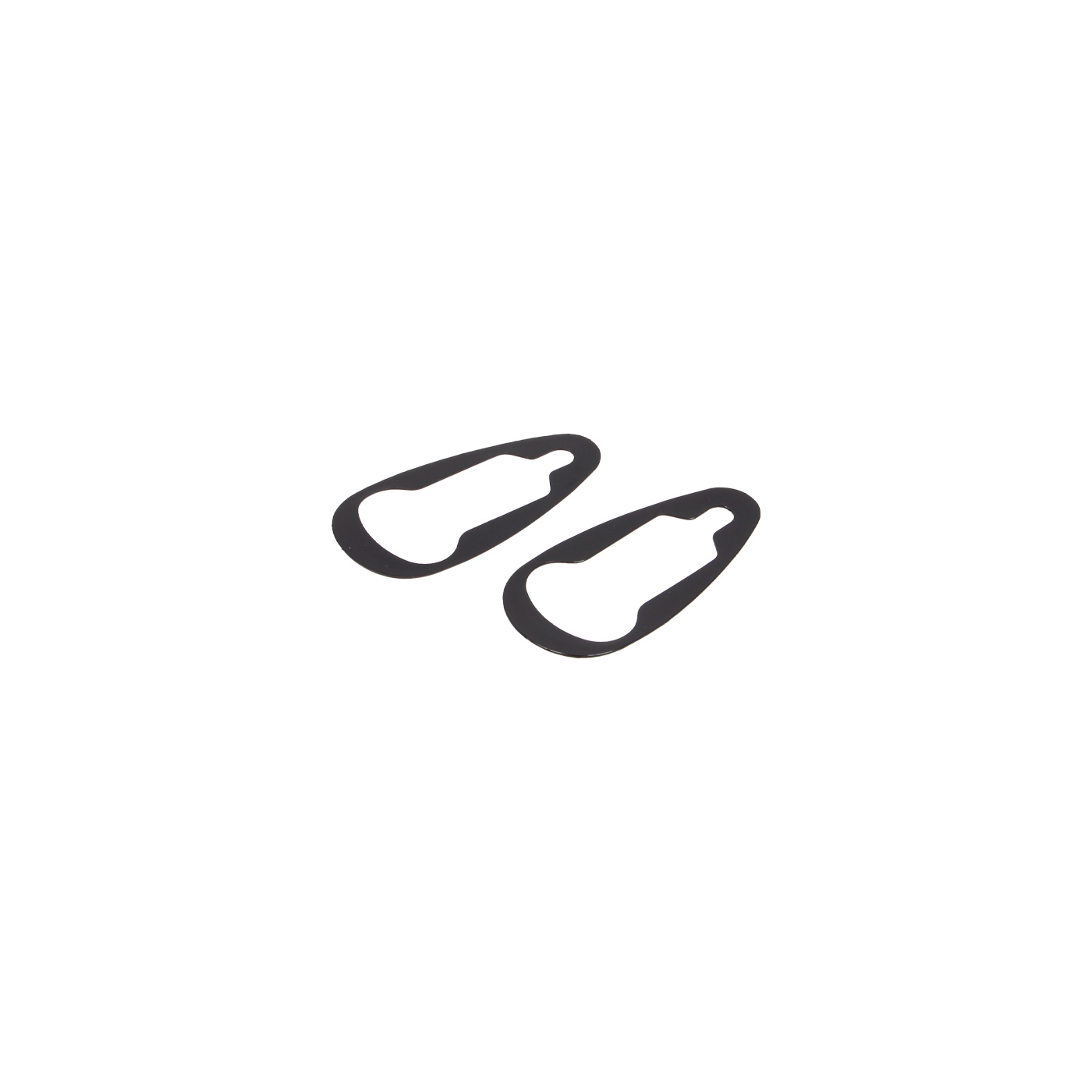 64-67 Convertible Top Rear Bow Latch Gaskets (Plastic)