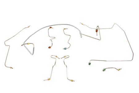 1969 Corvette Stainless Brake Line Set - STD Brakes