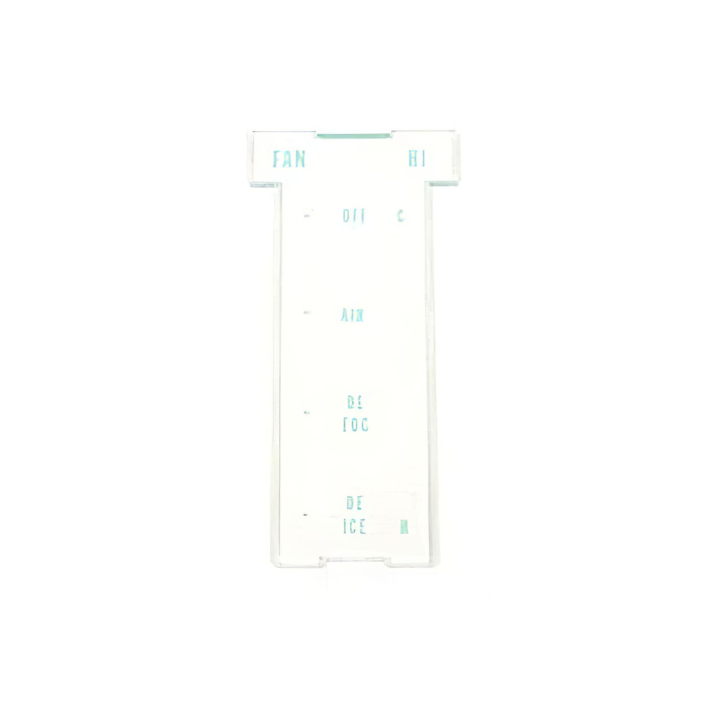 69-71 Heater Control Panel Clear Lens