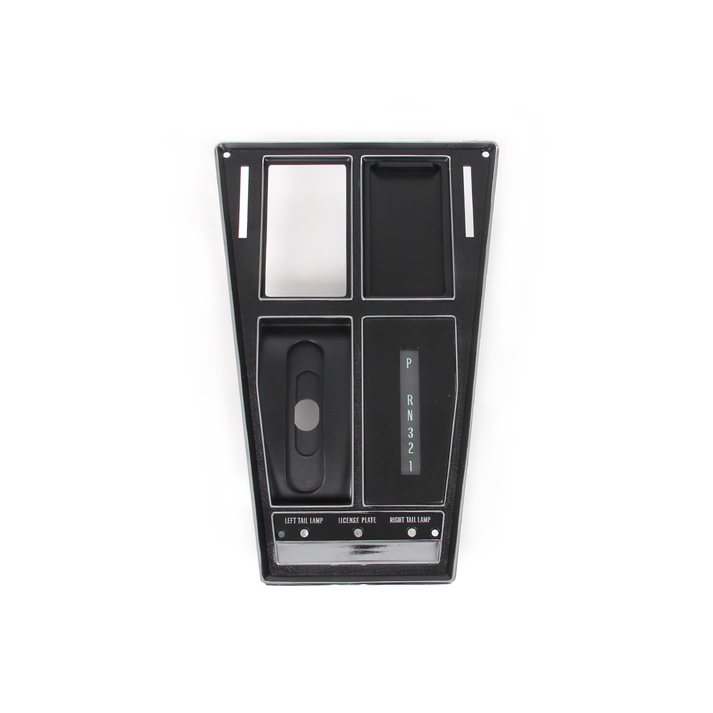 70-71 Auto w/o AC Shifter Console Upper Trim Plate