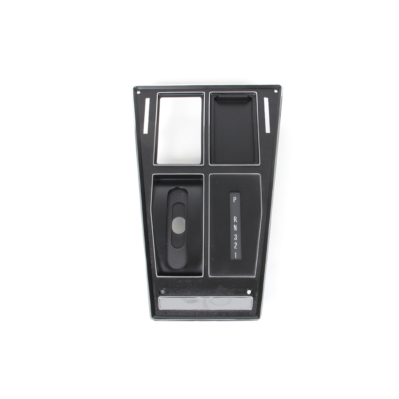 72-74 Auto w/o AC Shifter Console Upper Trim Plate