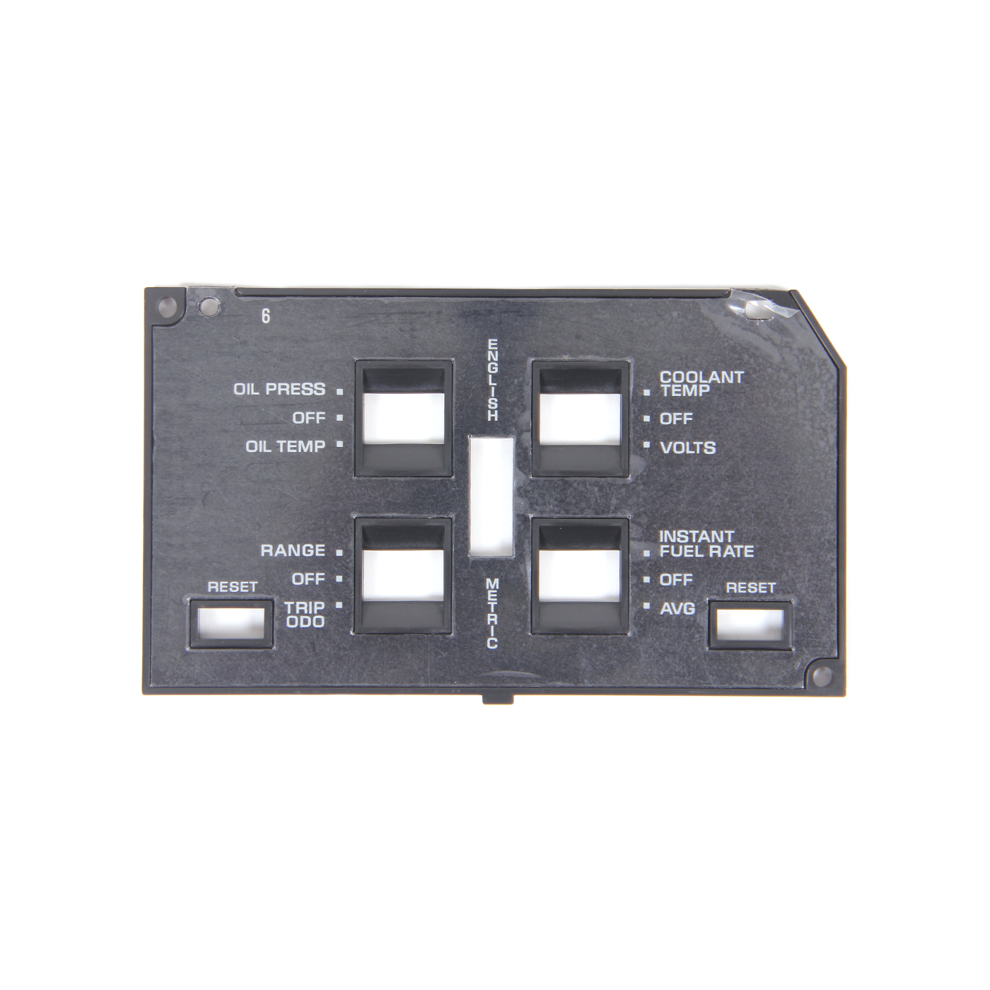 84-89 Information Center Face Plate
