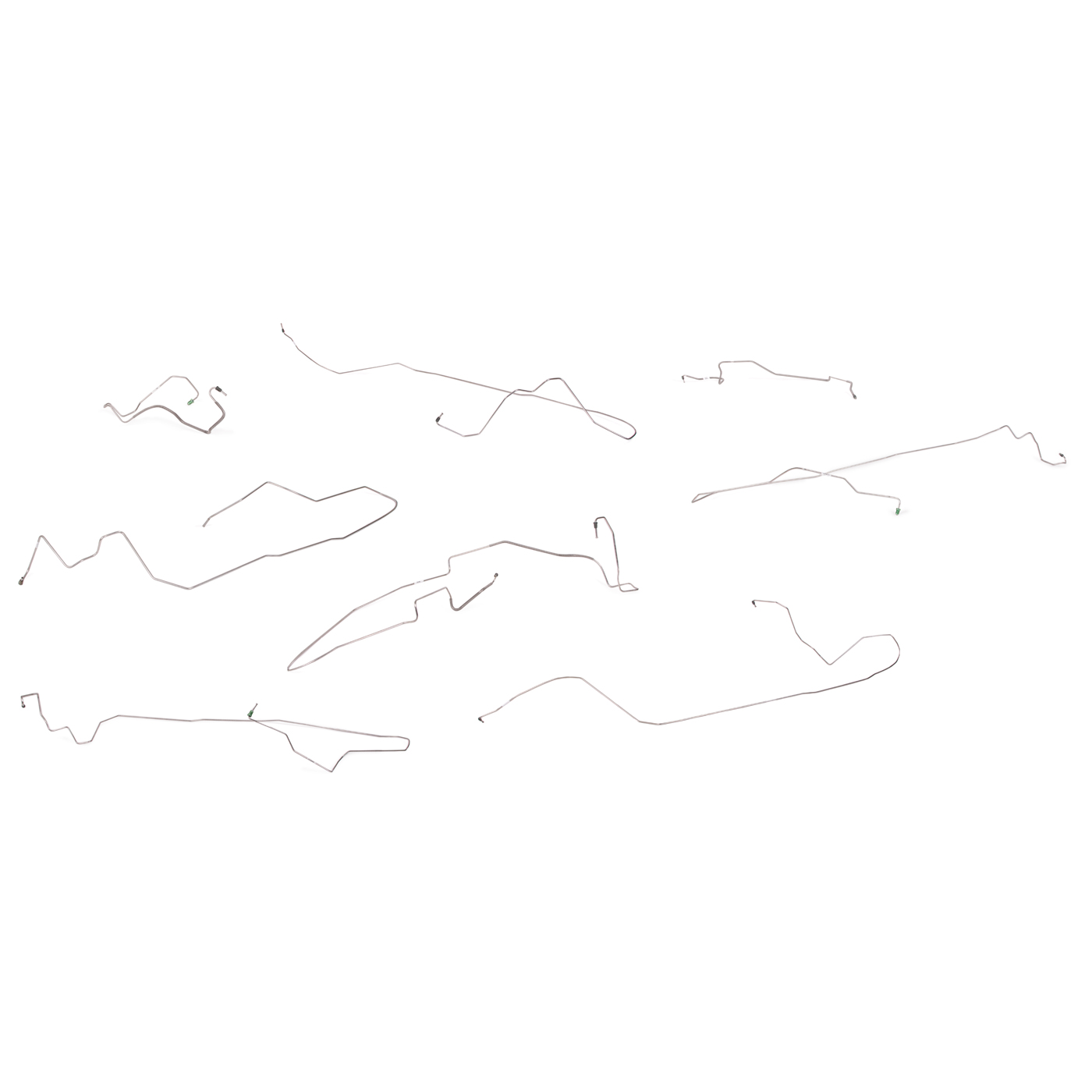 92-93 Brake Line Set - Steel (8-Piece)