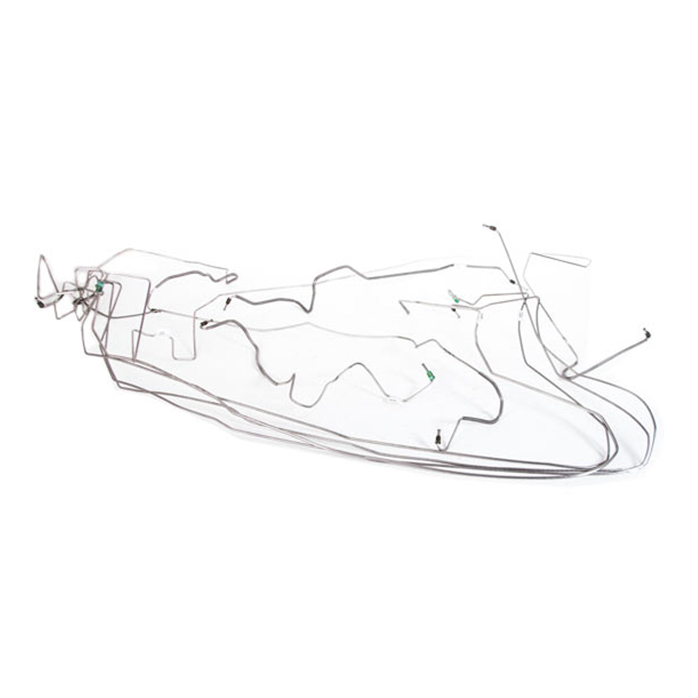 94 & 95 LT5 Brake Line Set - Stainless Steel (8-Piece)