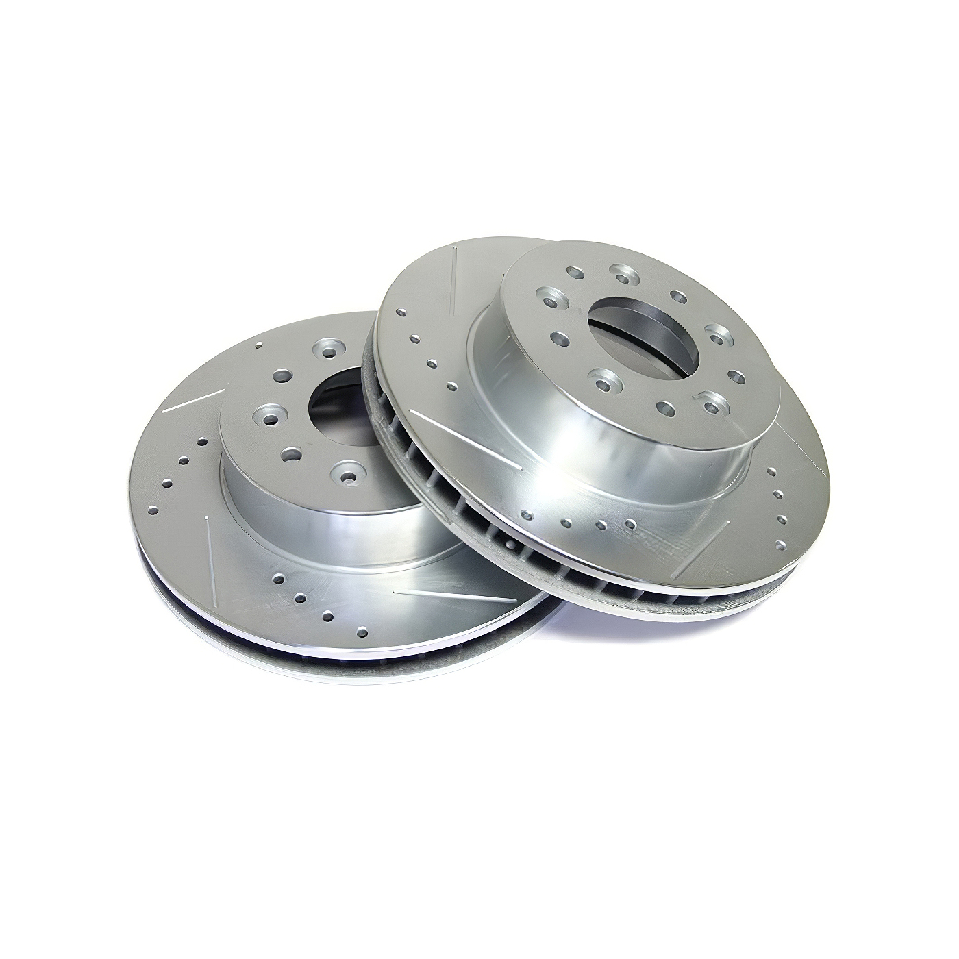 65-82 Power Stop Drilled & Slotted Front Brake Rotors