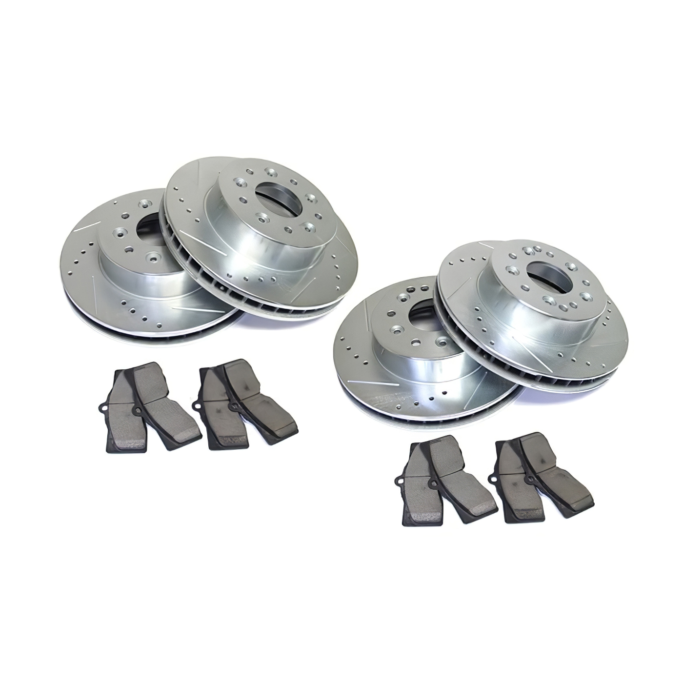 65-82 Power Stop Drilled & Slotted Rotors w/Z23 Ceramic Brake Pads