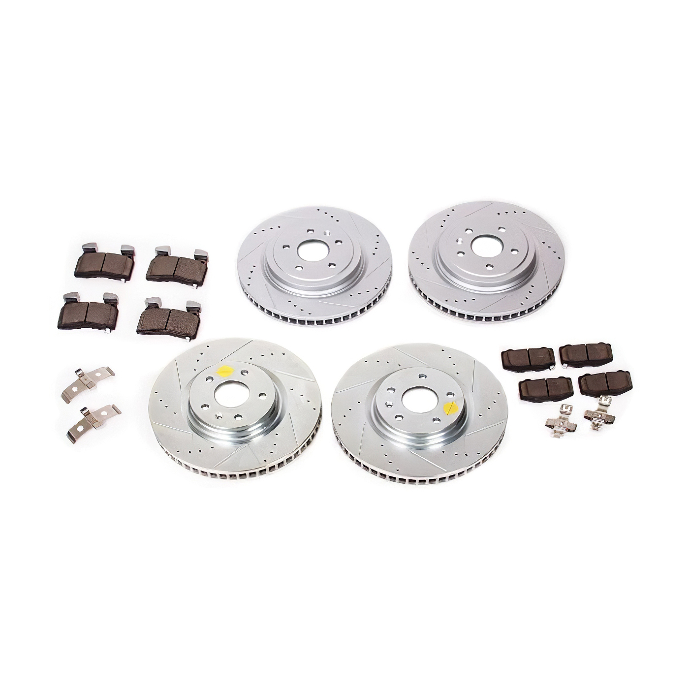 14-19 J55 (Z51) Power Stop Drilled & Slotted Rotors w/Z23 Brake Pads (Full-Cast Rotors)