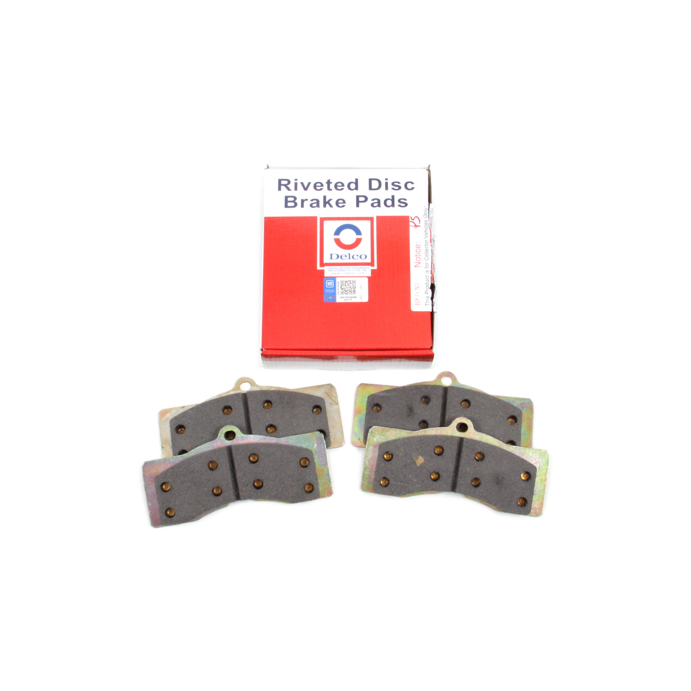 65-82 Organic Brake Pads - Axle Set (Correct)