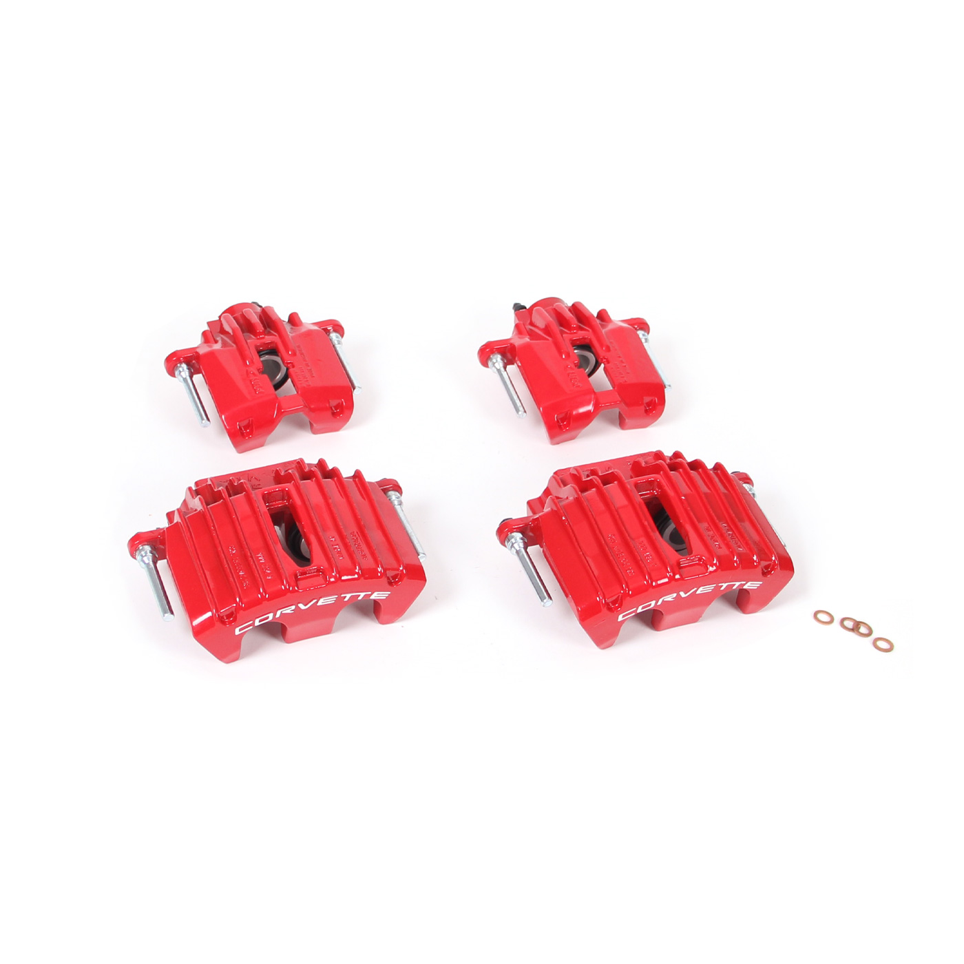 97-04 Brake Caliper Kit (Powdercoated Red Calipers)