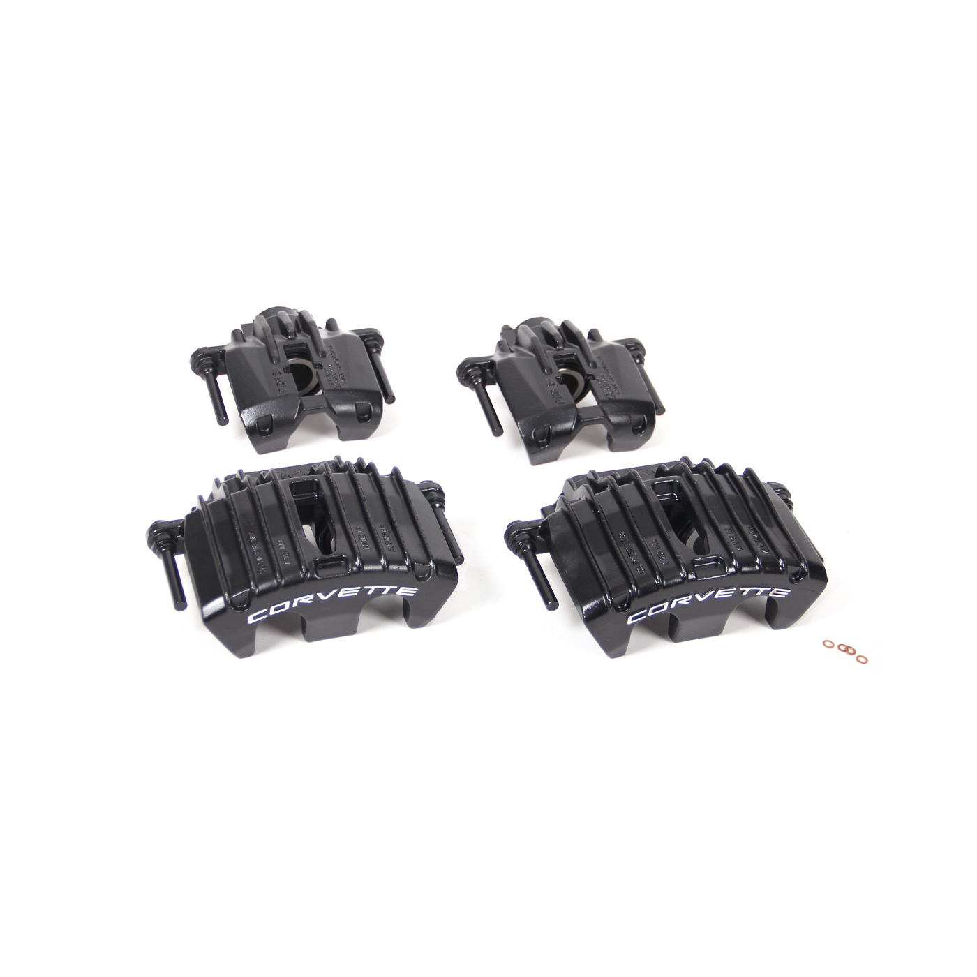97-04 Brake Caliper Kit (Painted Black Calipers)