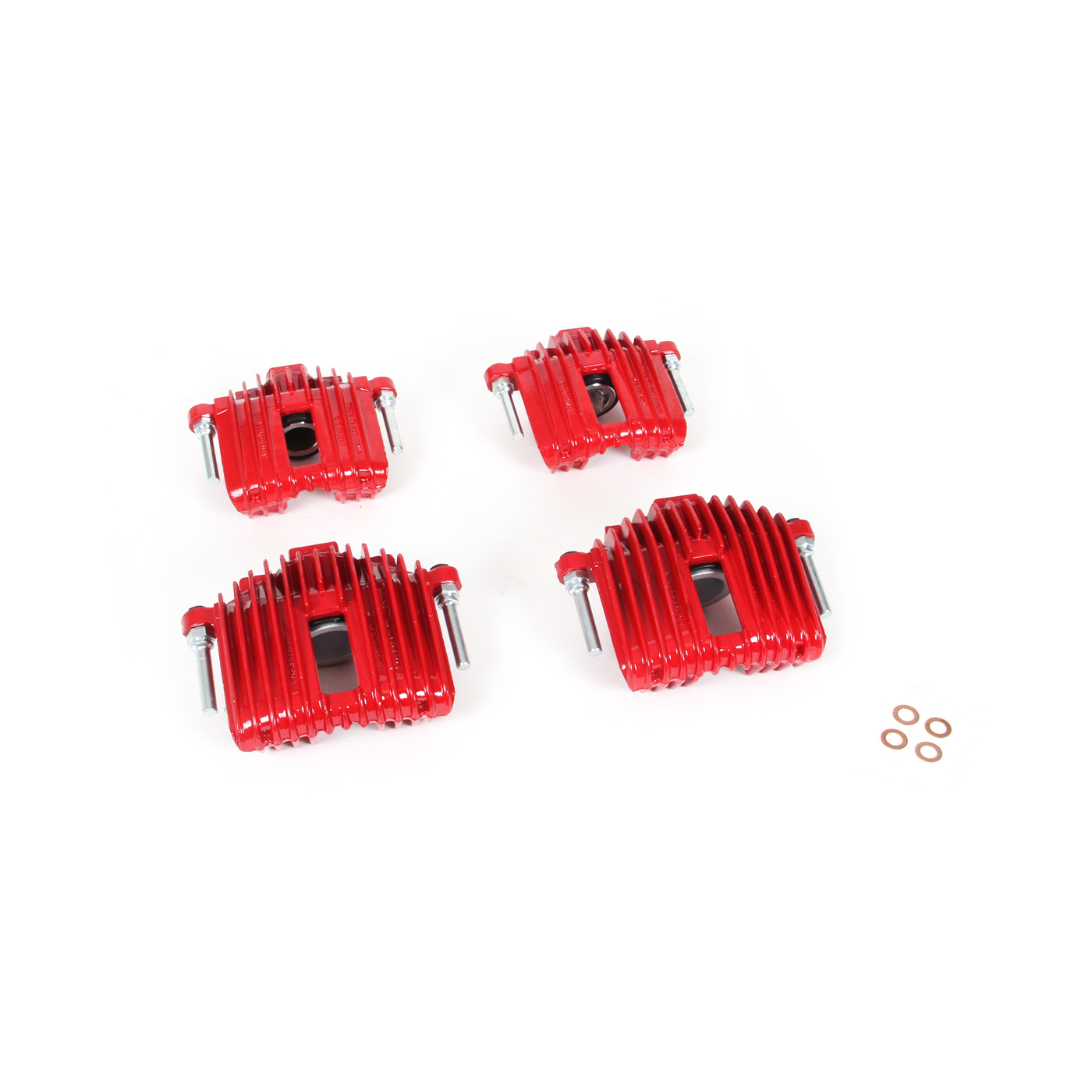 84-87 Powder Coated Brake Caliper Set - Red