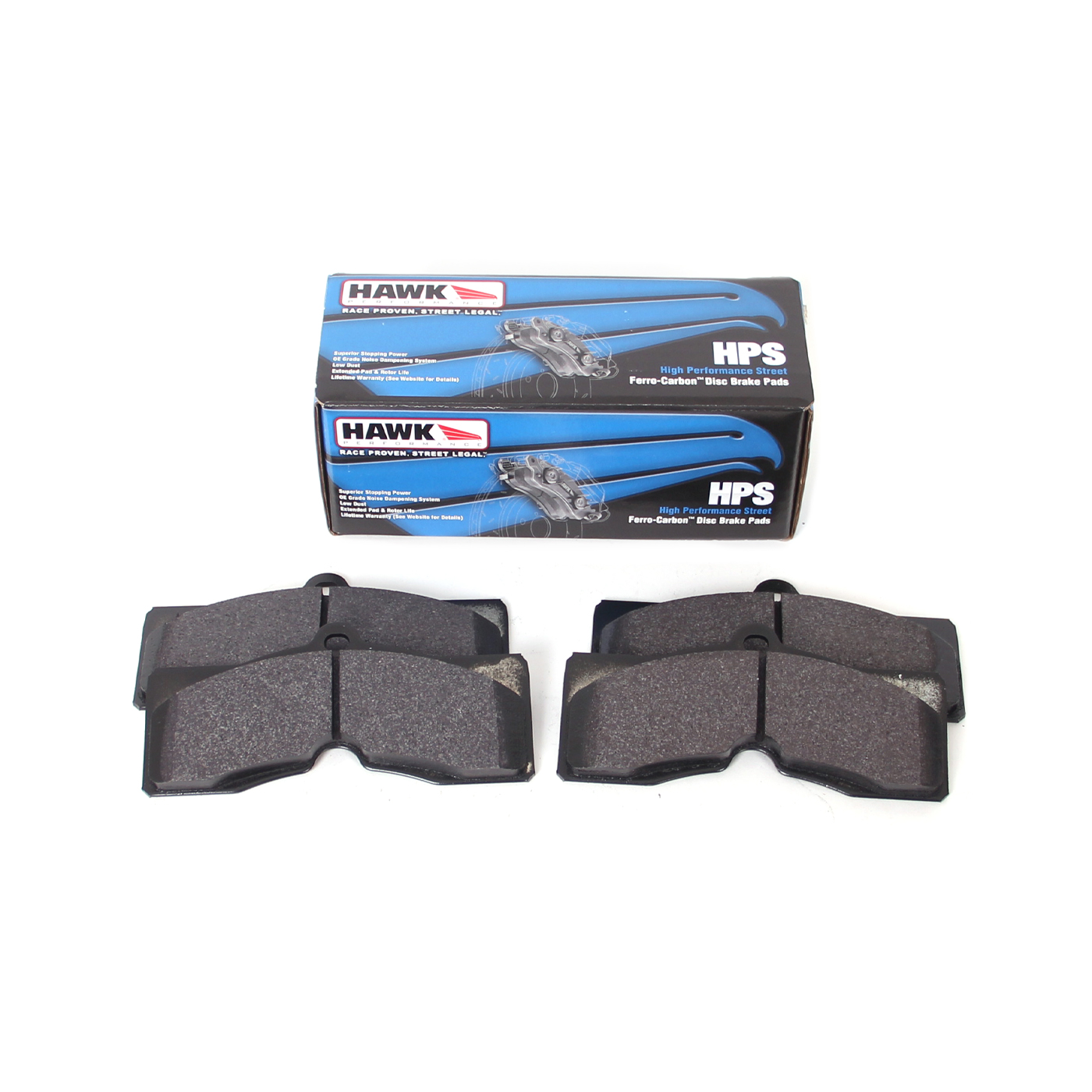65-82 Hawk HPS Brake Pad - Axle Set