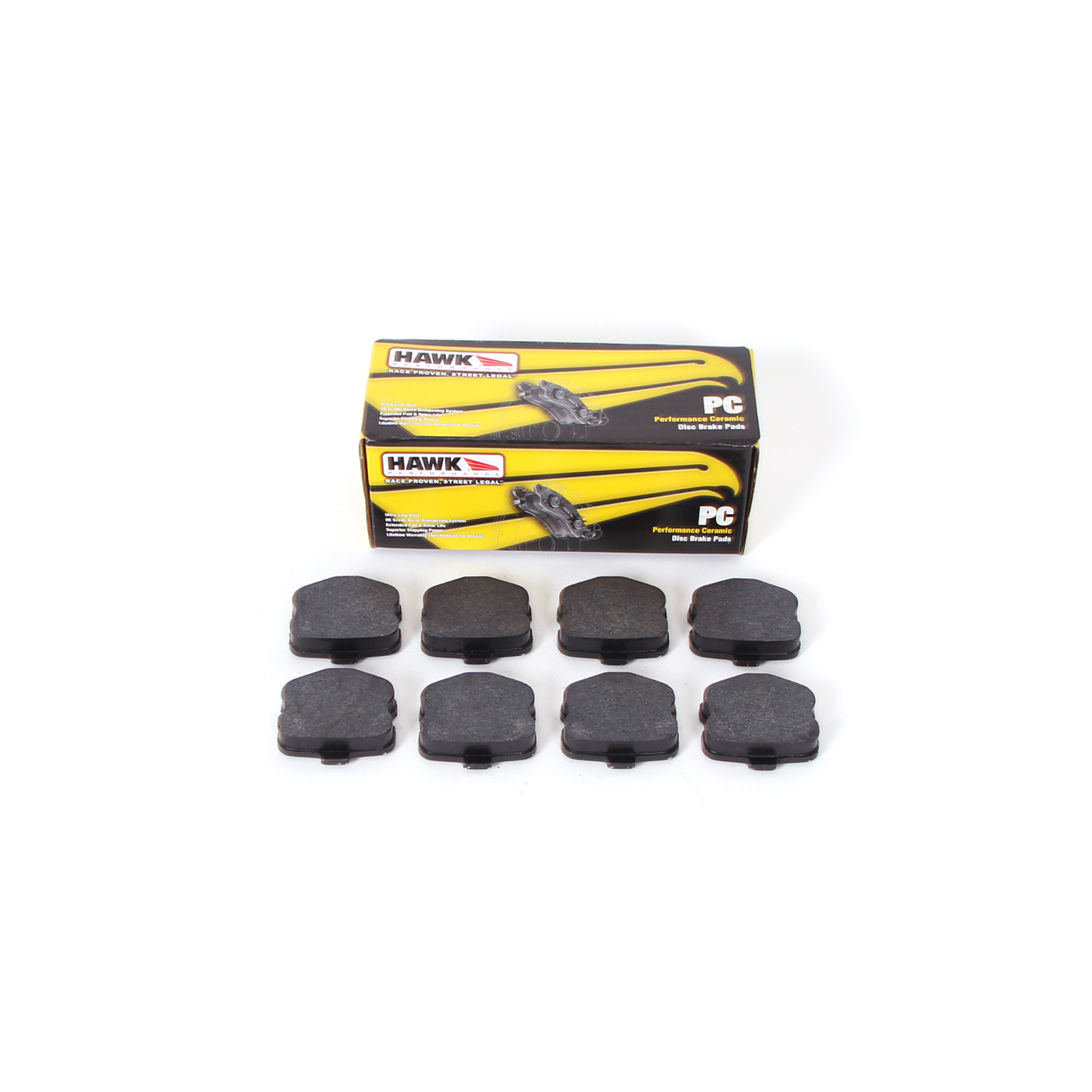 06-13 Z06/Grand Sport Rear Hawk Ceramic Brake Pads