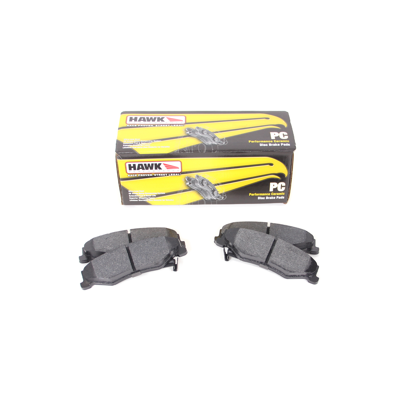97-13 Hawk Ceramic Rear Brake Pads