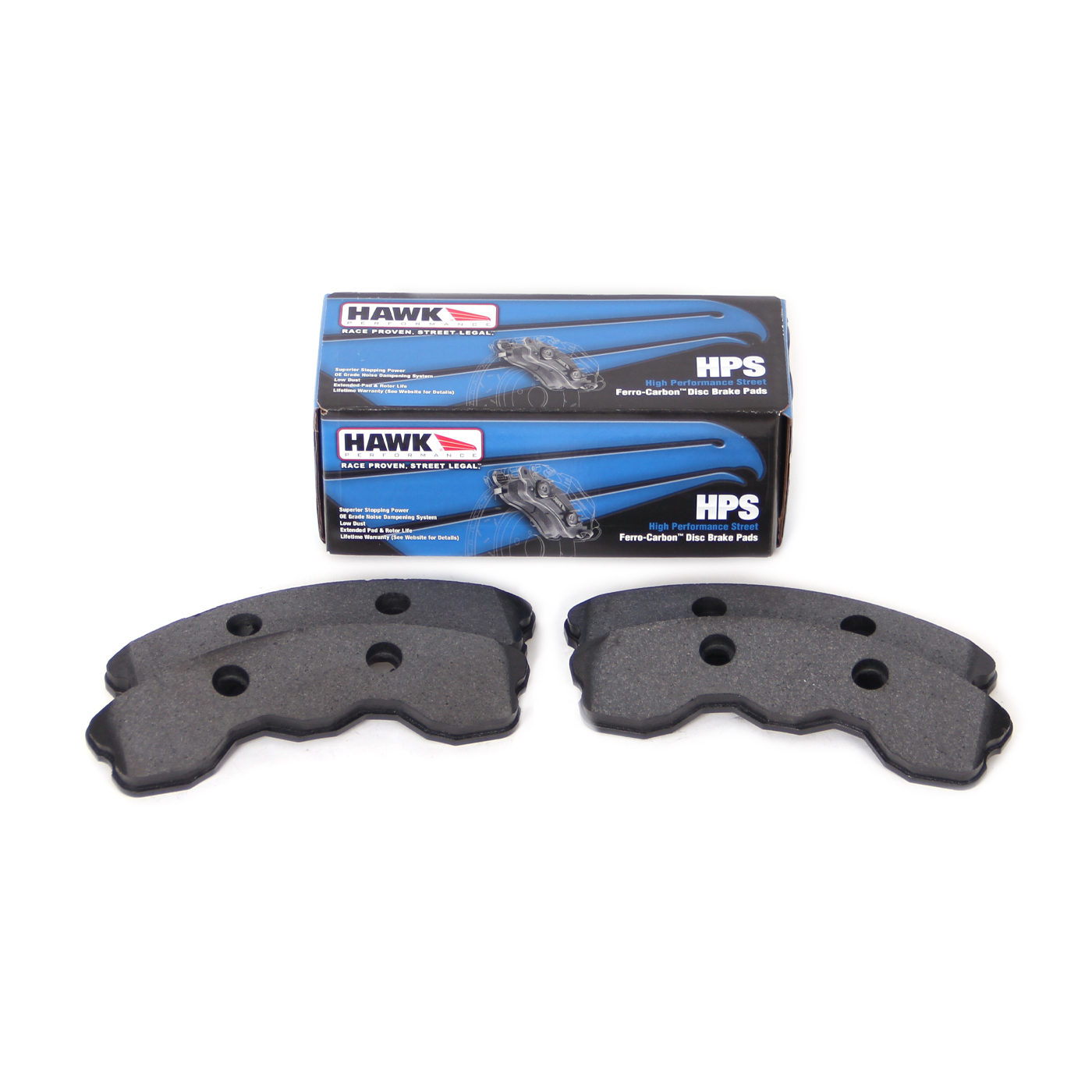 06-13 Z06/Grand Sport Front Hawk HPS Brake Pads (1-piece)
