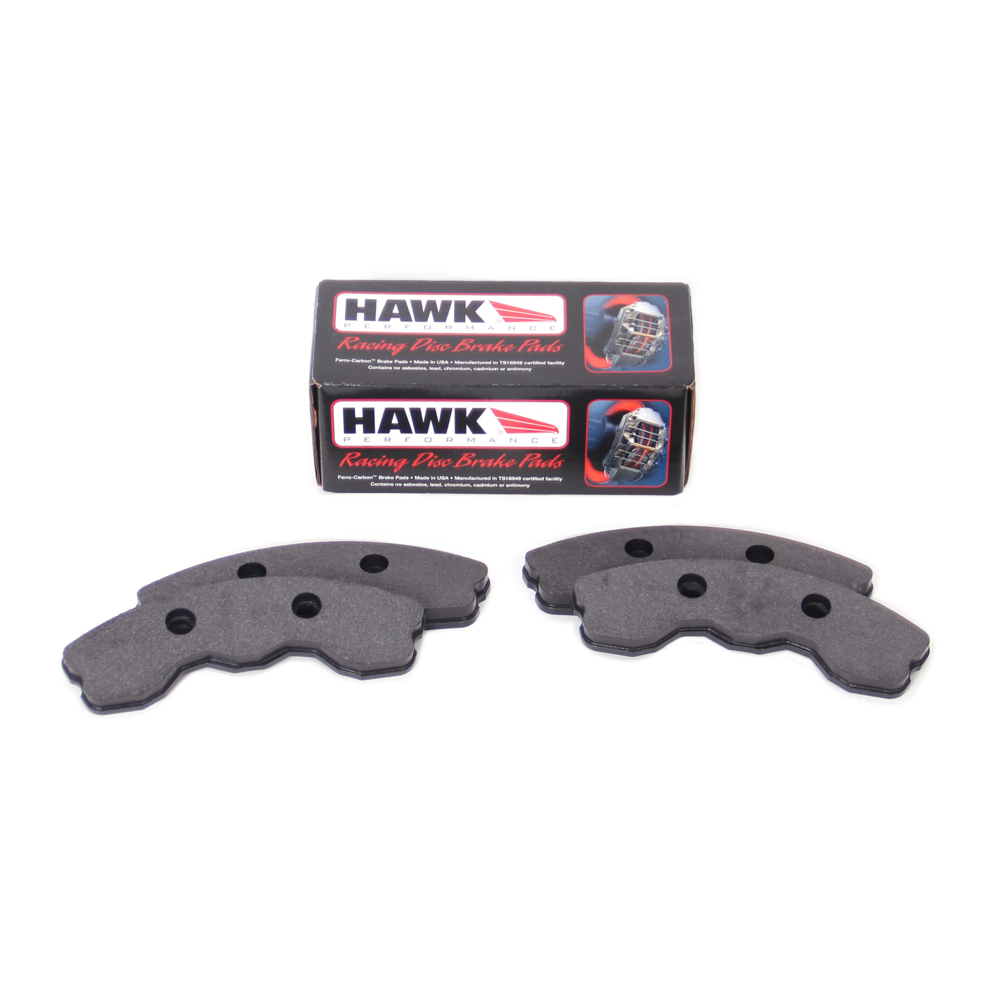06-13 Z06/Grand Sport Front Hawk HP Plus Brake Pads (1-piece)