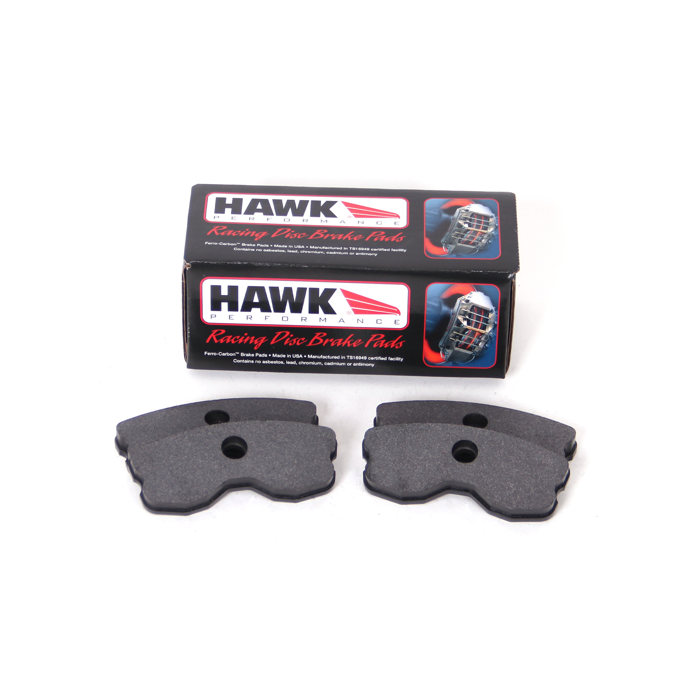 06-13 Z06/Grand Sport Rear Hawk HP Plus Brake Pads (1-piece)