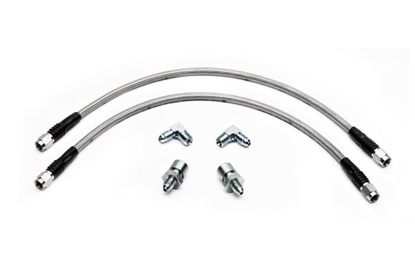 65-82 Wilwood SL6 Front Stainless Brake Line Set 