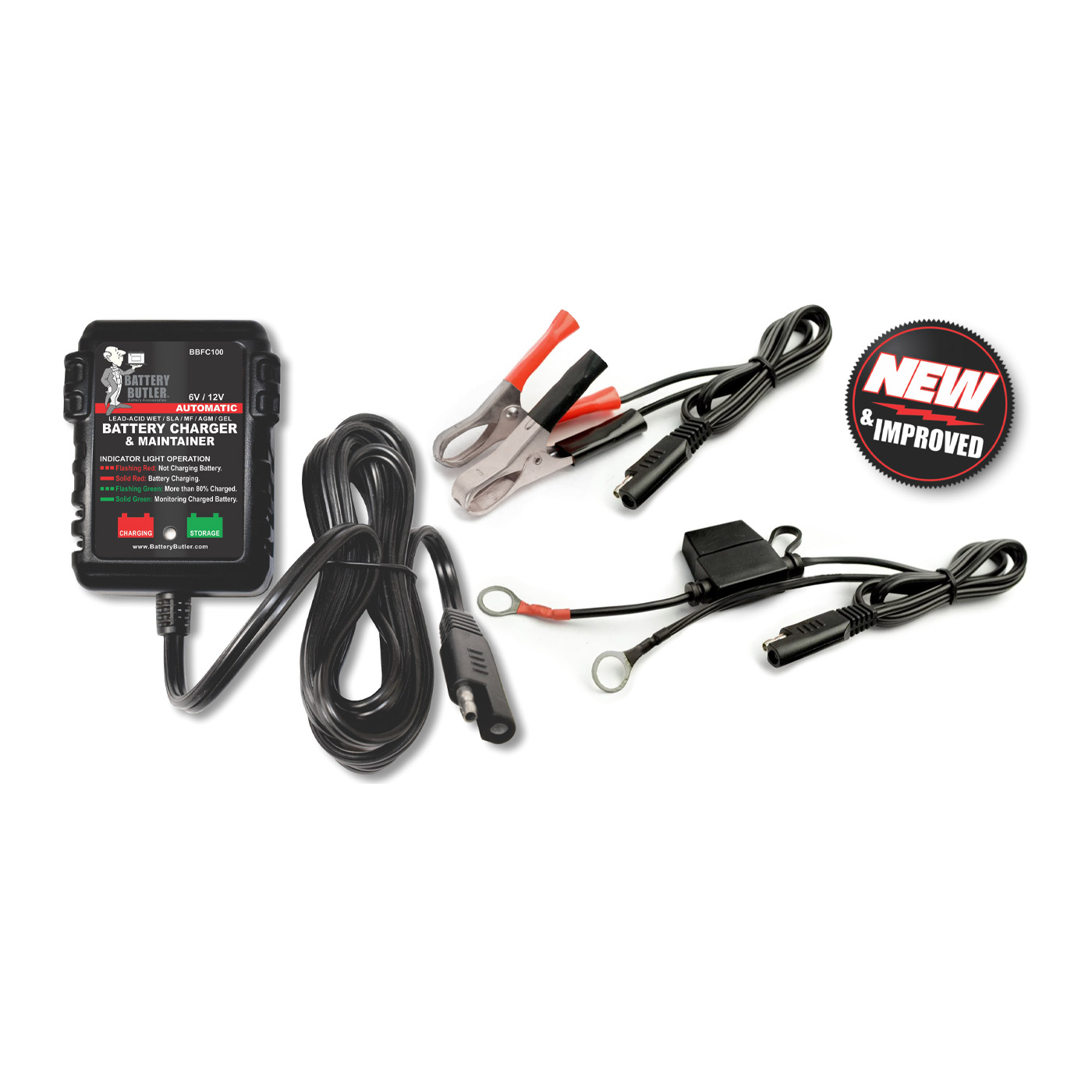 6/12 Volt Battery Butler Storage Charger