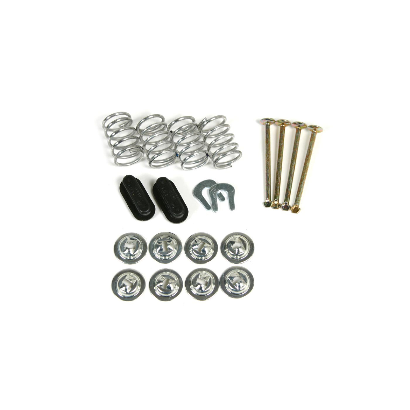56-62 Drum Brake Shoe Hold Down Kit - Axle Set