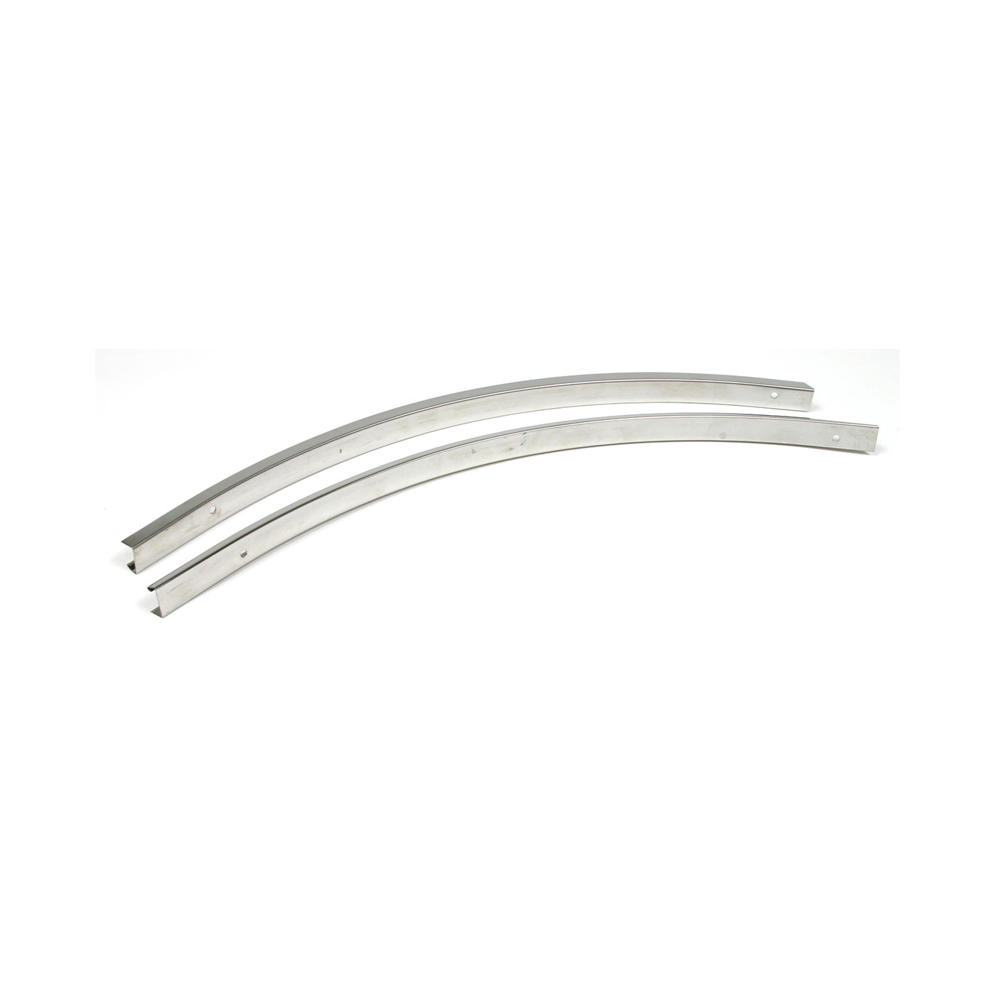 56-57 Side Cove Front Wheel Well Trim Moldings