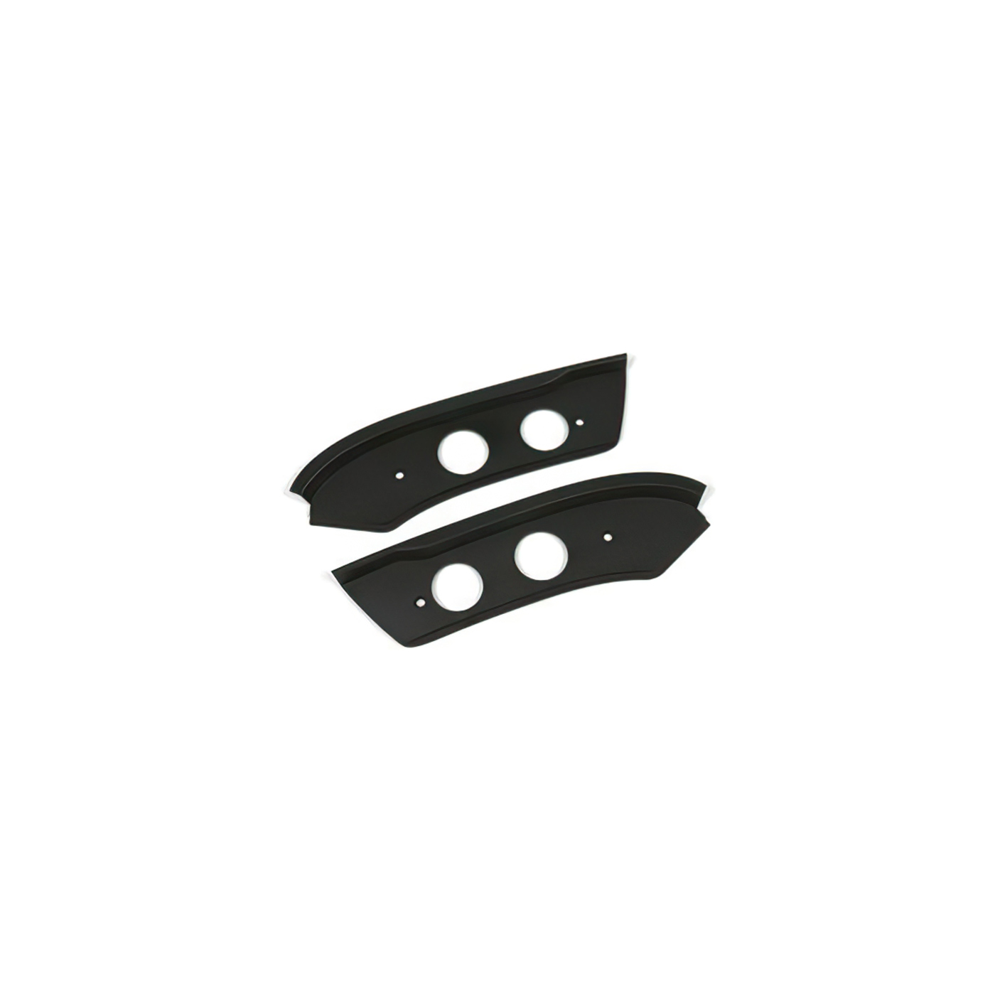84-86E Coupe Windshield Header Roof Latch Trim Plates