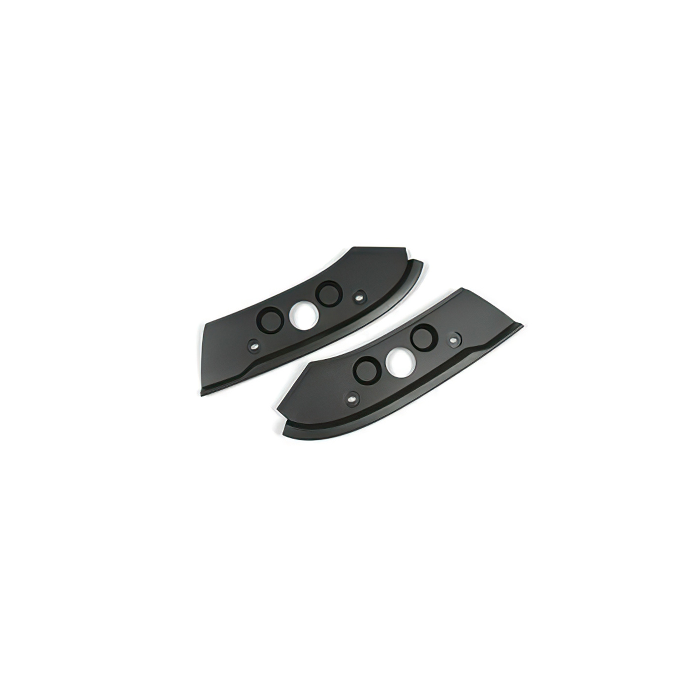86L-88 Coupe Windshield Header Roof Latch Trim Plates