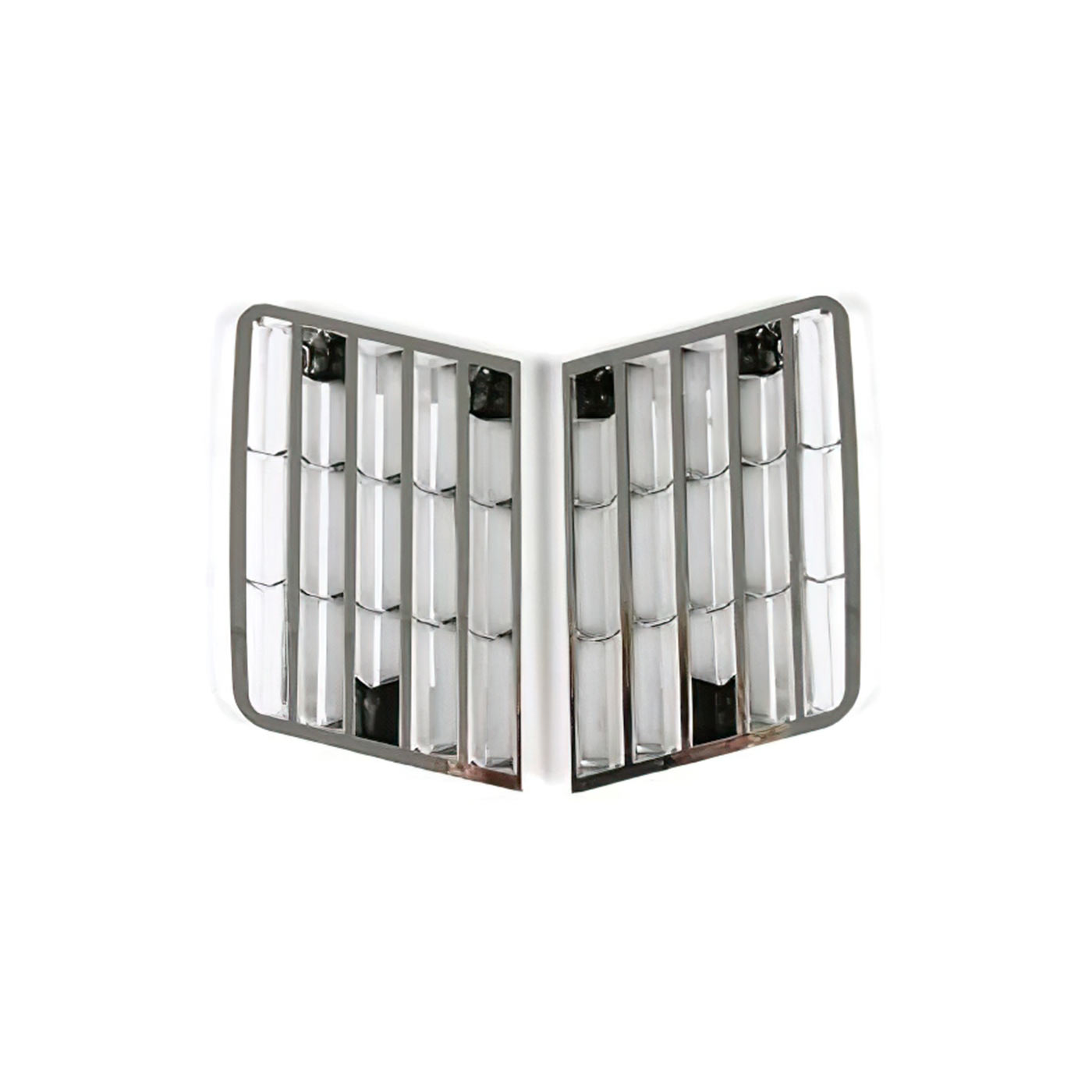 80-82 Side Fender Louvers (Chrome)