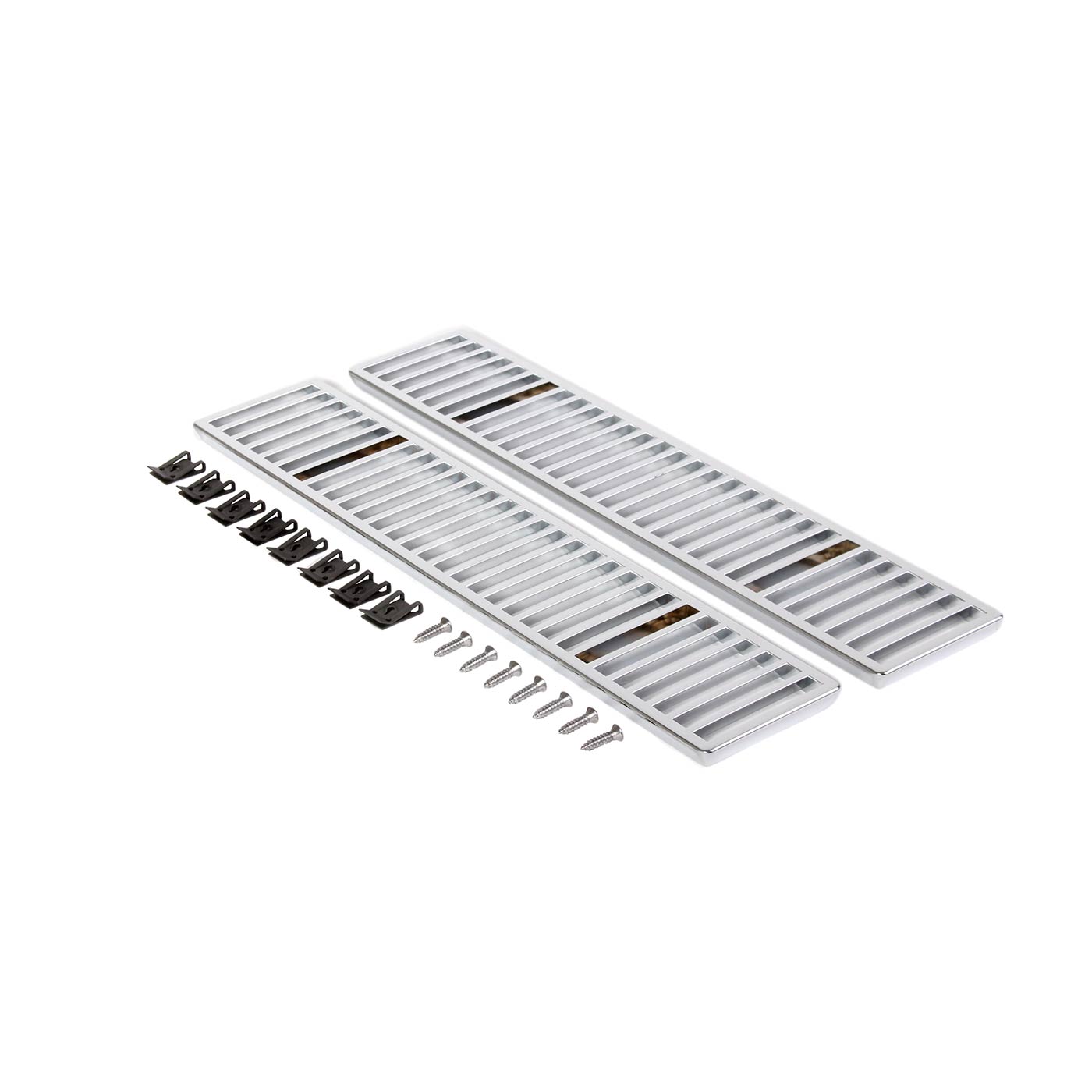 68-76 Rear Deck Vent Grills (Chrome)