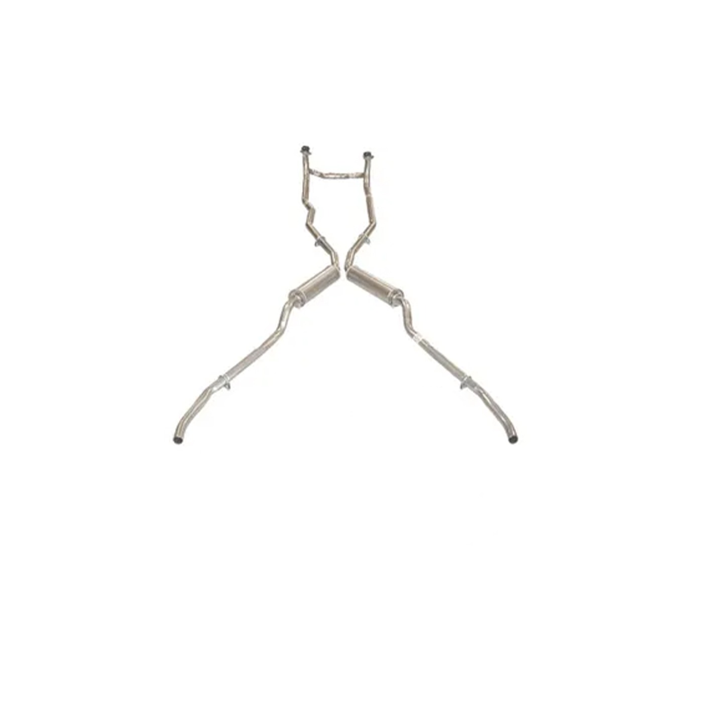 56-58 283 Hiperf Exhaust System w/Off-Road Mufflers