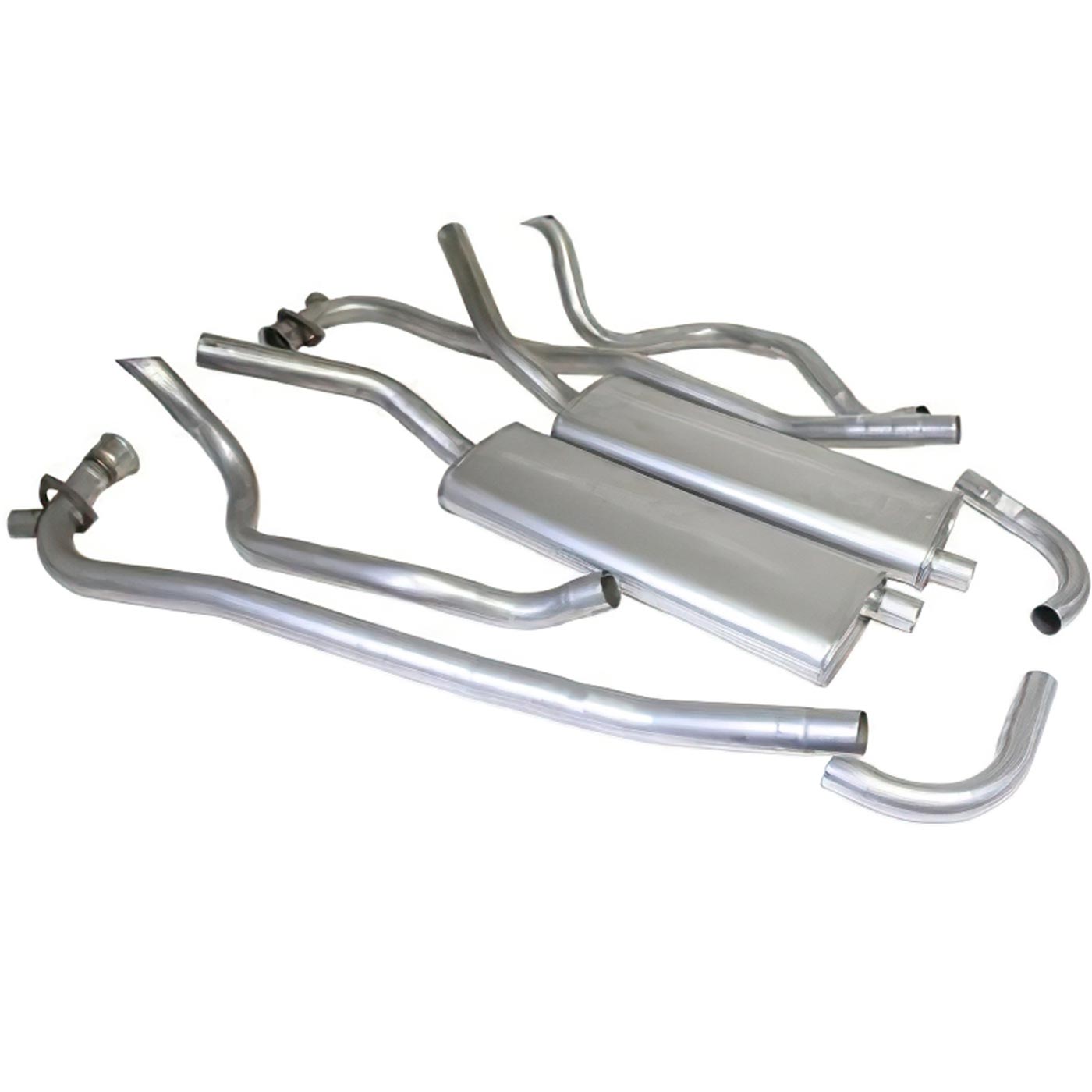 62 327 Hiperf Exhaust System w/Oval Mufflers