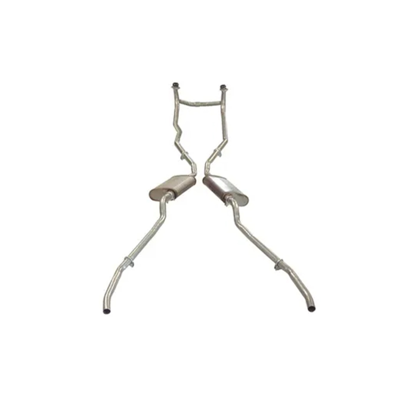 56-58 283 Hiperf Exhaust System w/Oval Mufflers
