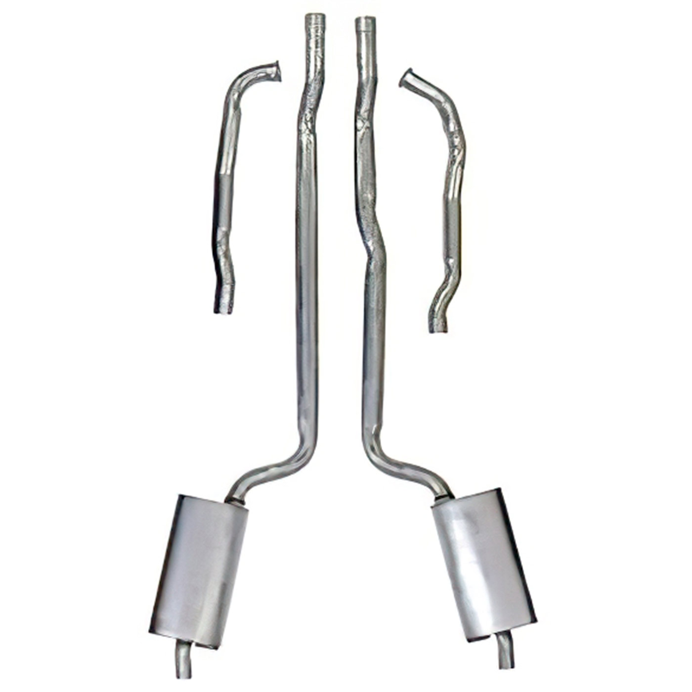 64-65 327 Hiperf or Manual 2 1/2in Welded Exhaust System