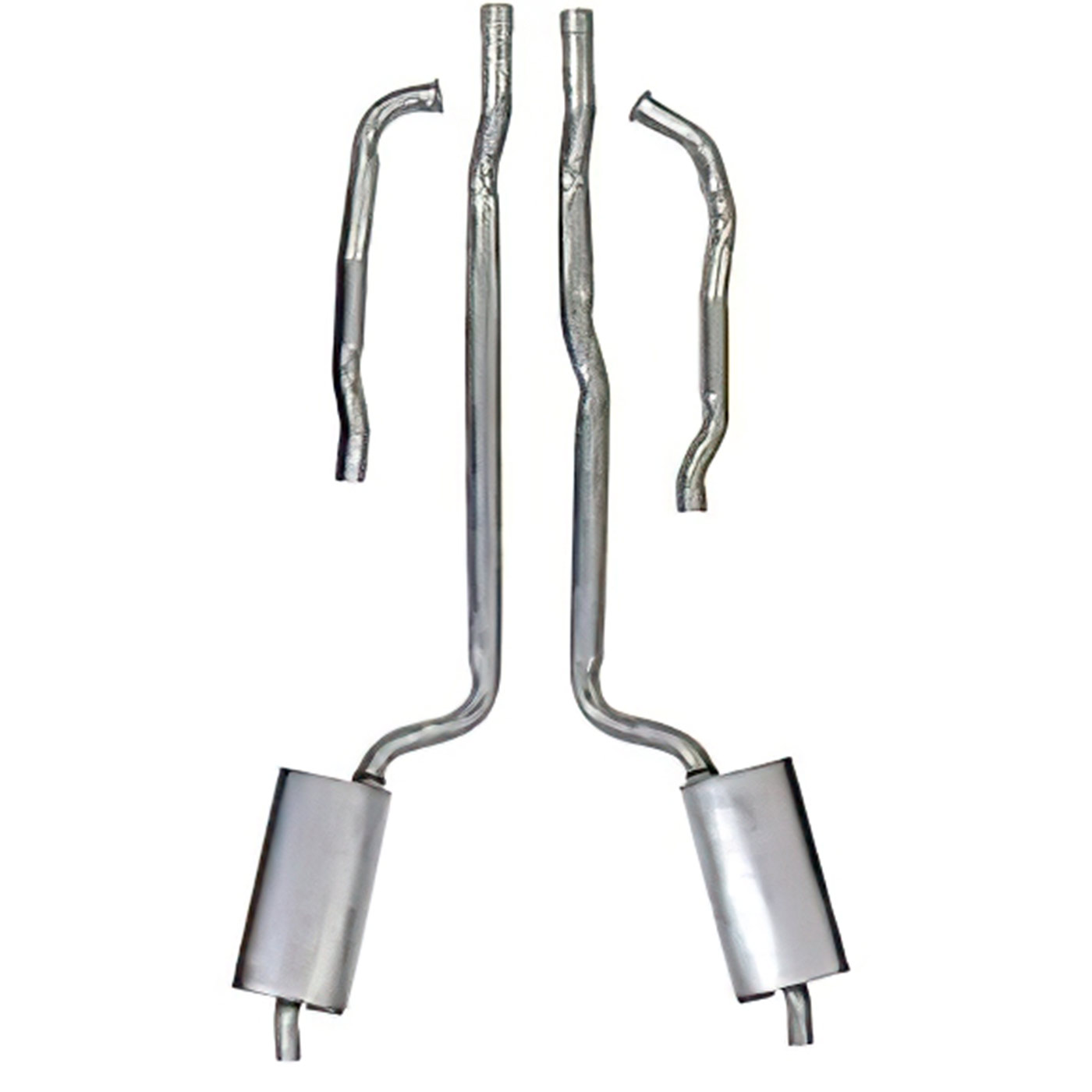 66-67 327 Manual 2-2 1/2in Welded Exhaust System