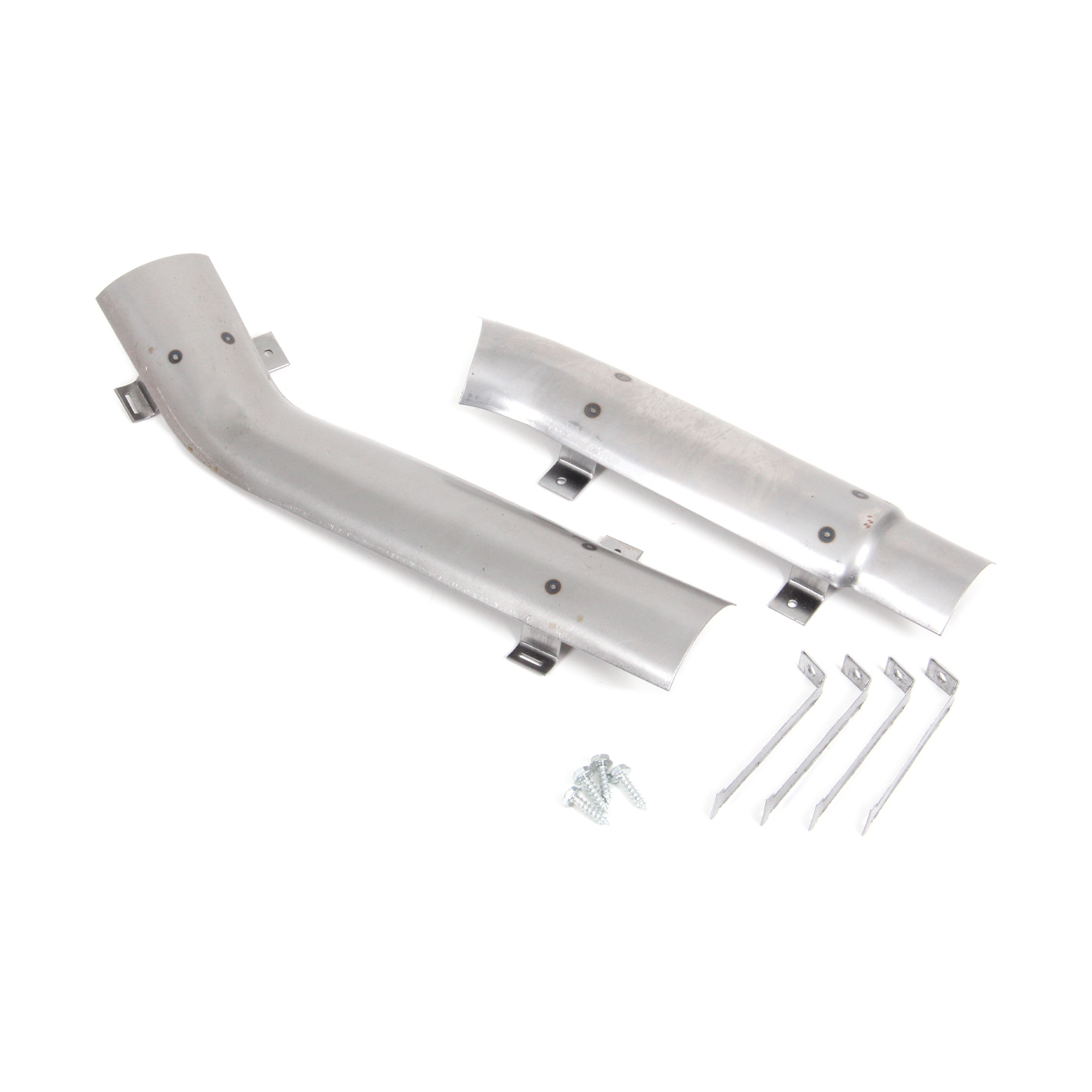 65-67 2in Exhaust Pipe Front Heat Shields