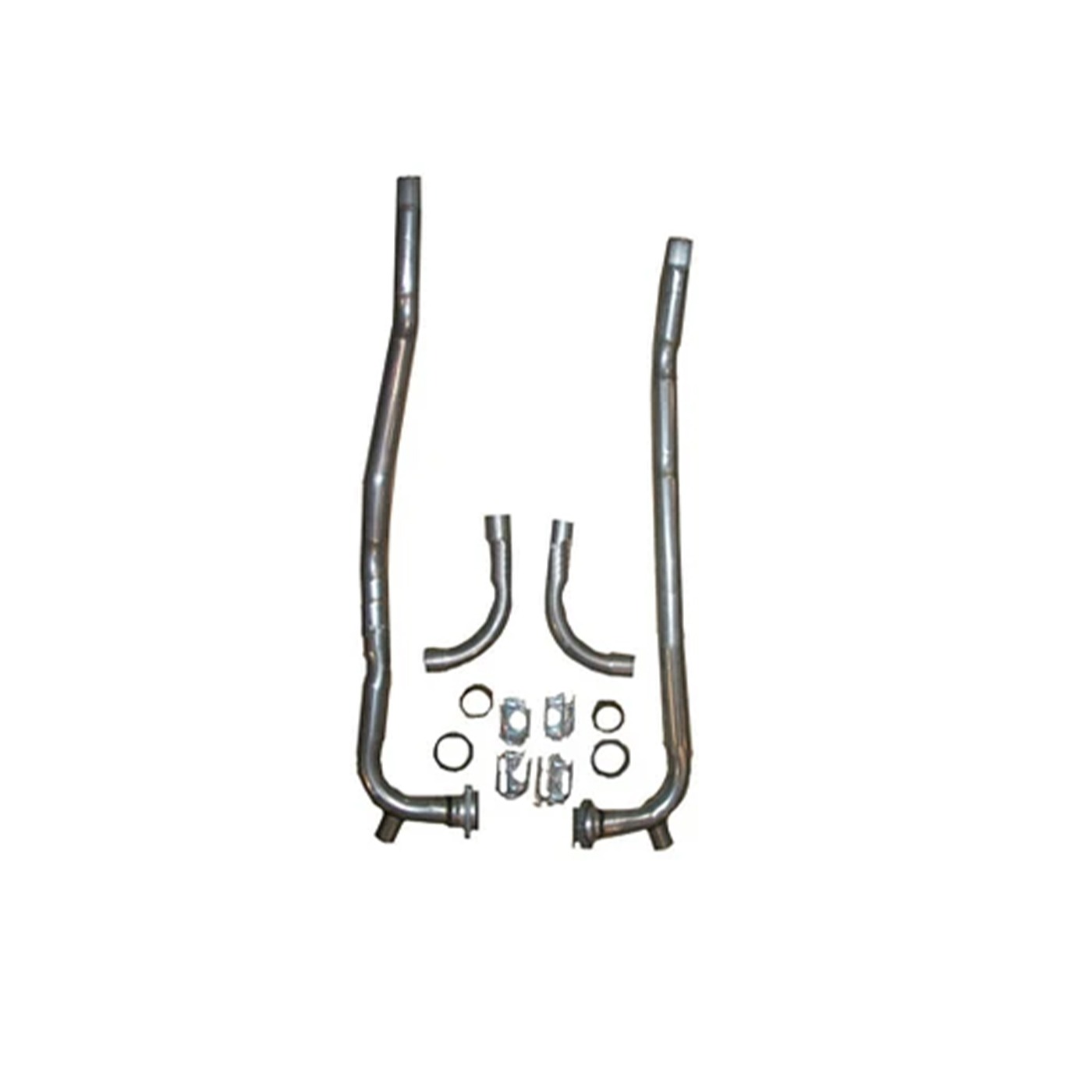 62 2 1/2in Front Exhaust Pipes w/Crossover Pipe